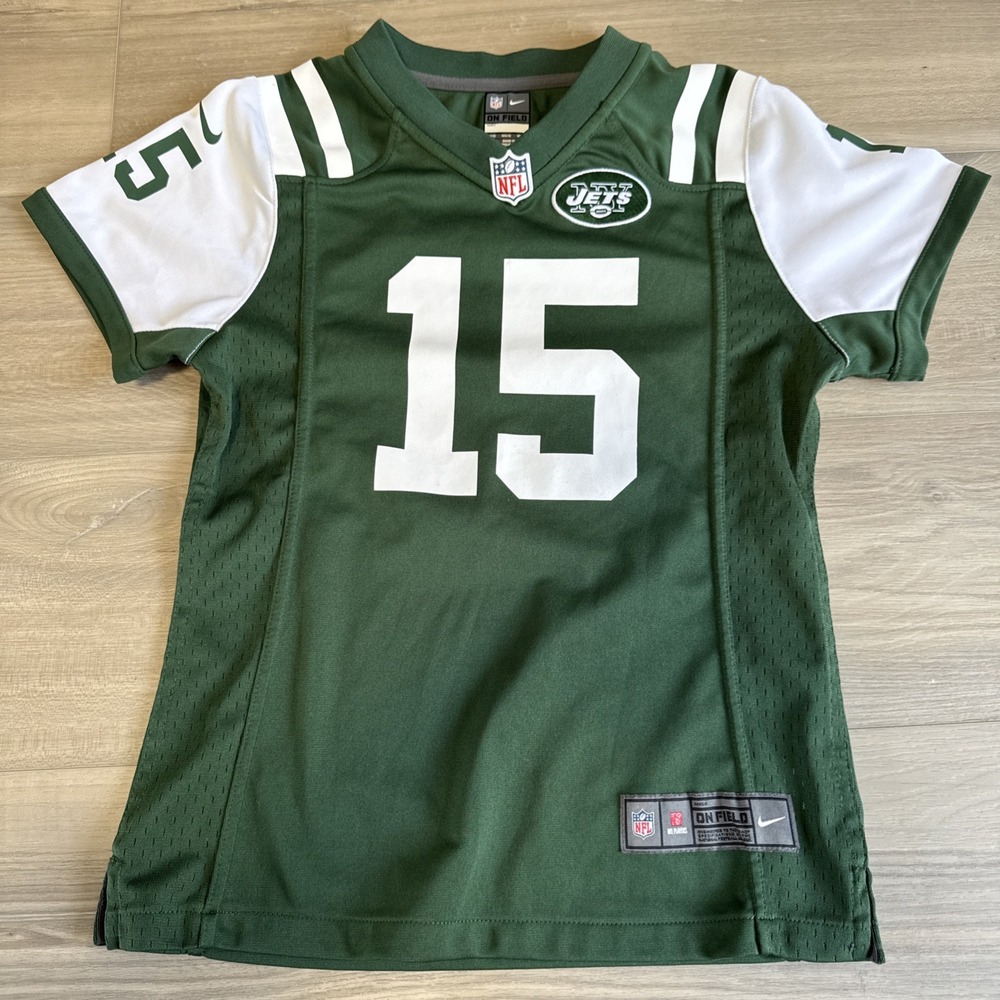 Nike New York Jets Football Jersey Tim Tebow #15 Green Youth Kids Size Medium‎